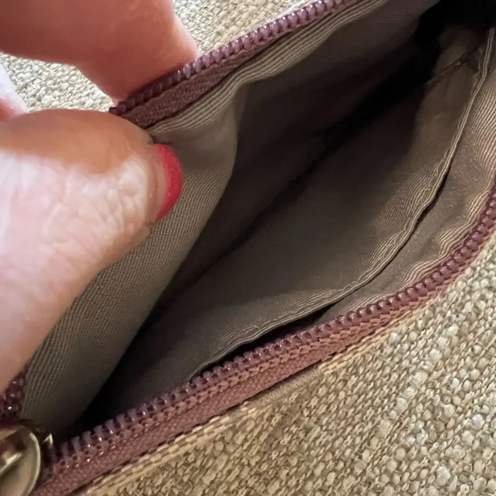 Coach lavender purple wristlet